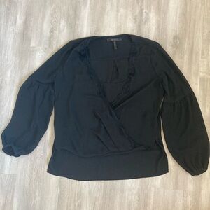 BCBGMaxAzria Black Blouse